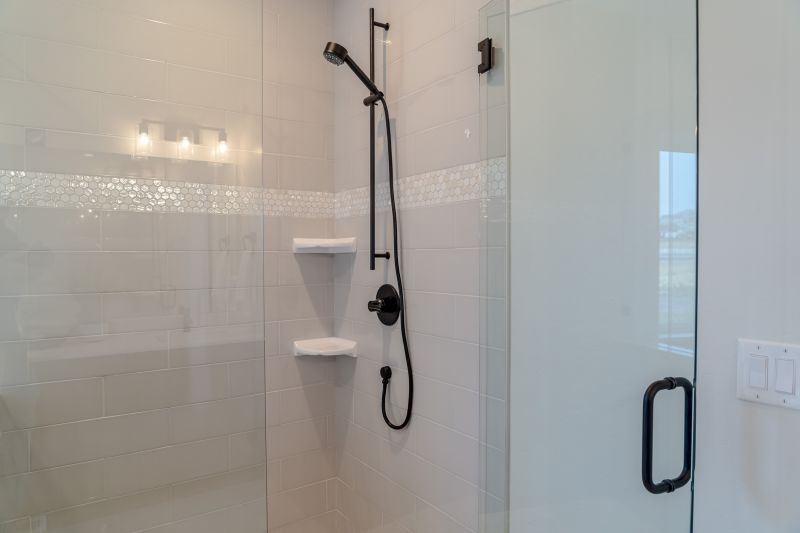 Elegant Shower with Niche Storage